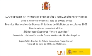 Invitación del Ministerio de Educación